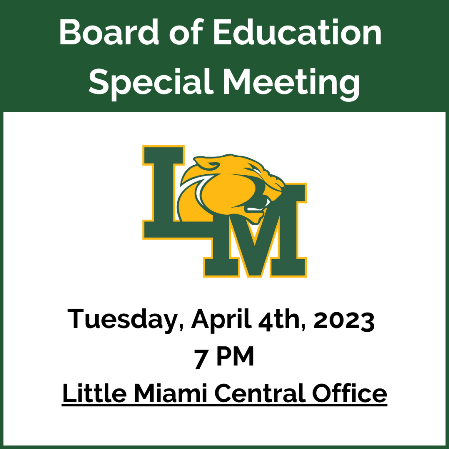 lm logo with board meeting information